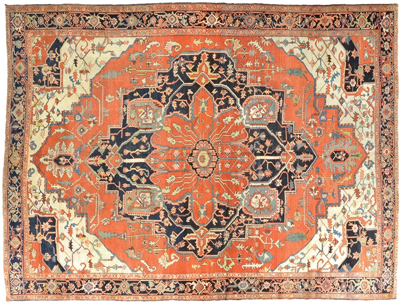 VERY FINE SERAPE ORIENTAL CARPET                                                                                                                                                                        