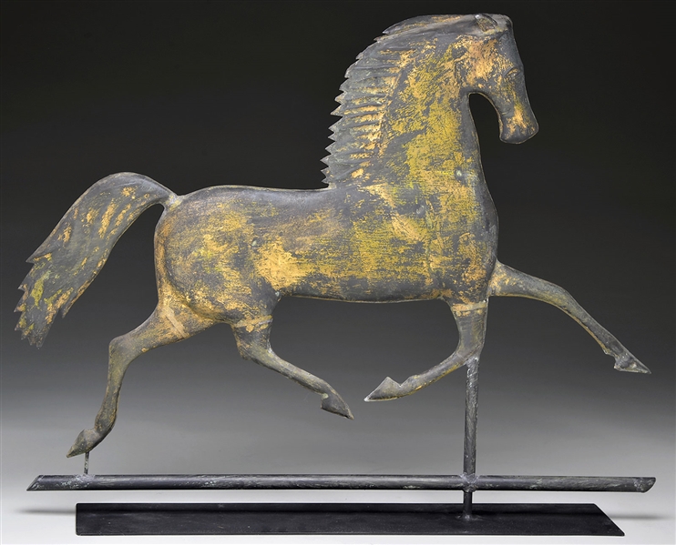 BLACK HAWK HORSE WEATHERVANE                                                                                                                                                                            