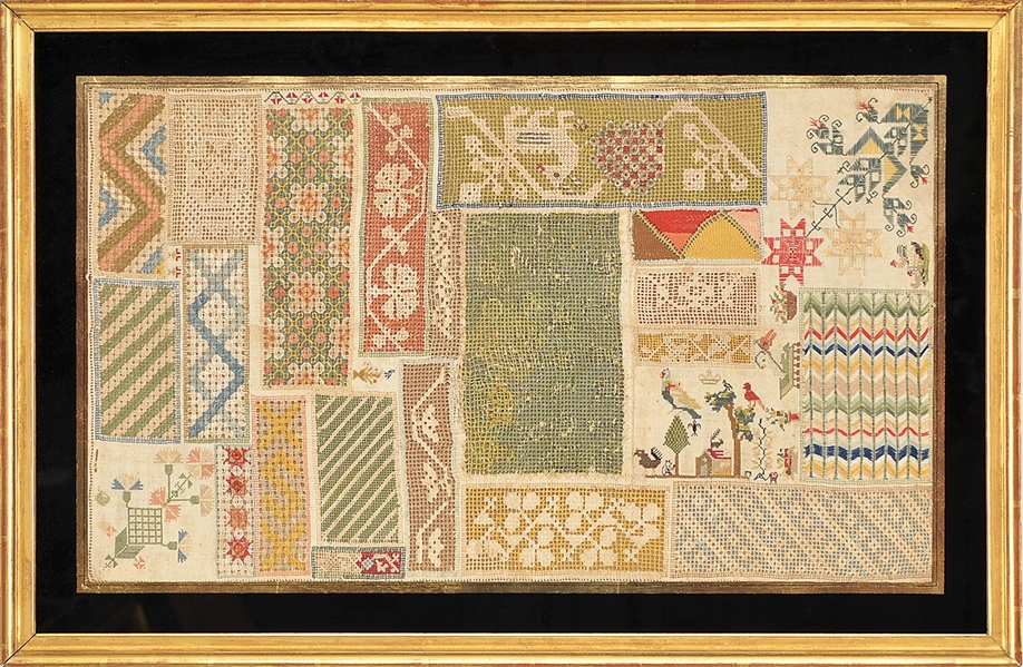 5 MEXICAN NEEDLEWORK SAMPLERS                                                                                                                                                                           