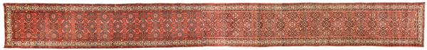 SEMI-ANTIQUE PERSIAN HERATI RUG                                                                                                                                                                         