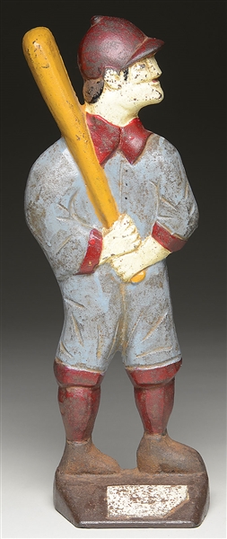 BASEBALL PLAYER DOORSTOP                                                                                                                                                                                