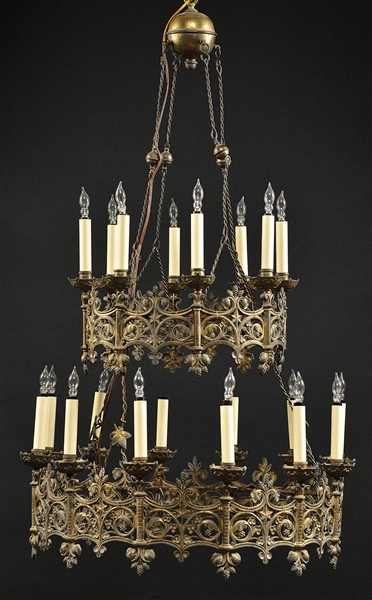 GOTHIC AND CANDLE CHANDELIER                                                                                                                                                                            