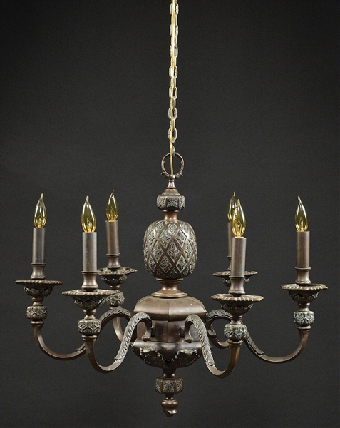 BRONZE CHANDELIER                                                                                                                                                                                       