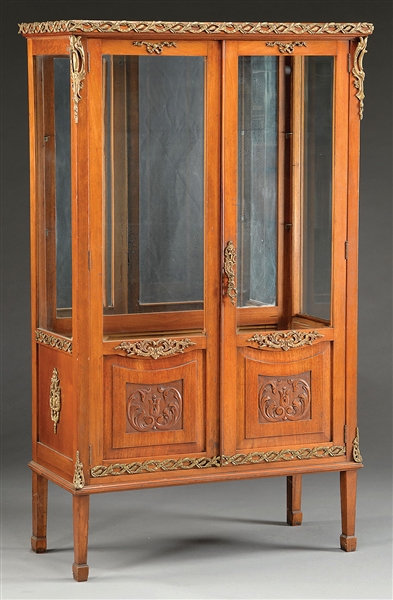 RESTORATION STYLE CHINA CABINET                                                                                                                                                                         