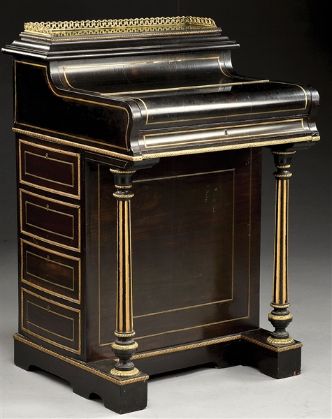 EXCEPTIONAL CLASSICAL REVIVAL DAVENPORT DESK                                                                                                                                                            