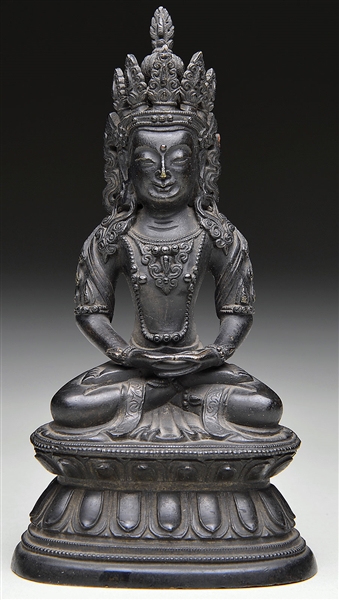 BRONZE BUDDHIST IMAGE                                                                                                                                                                                   