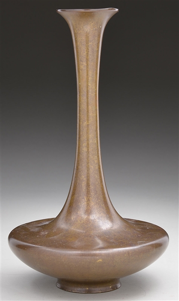 JAPANESE BRONZE VASE                                                                                                                                                                                    