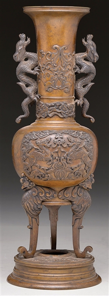 BRONZE VASE                                                                                                                                                                                             