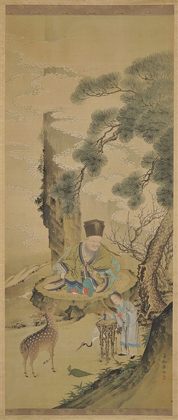 JAPANESE 19TH C. PAINTING                                                                                                                                                                               