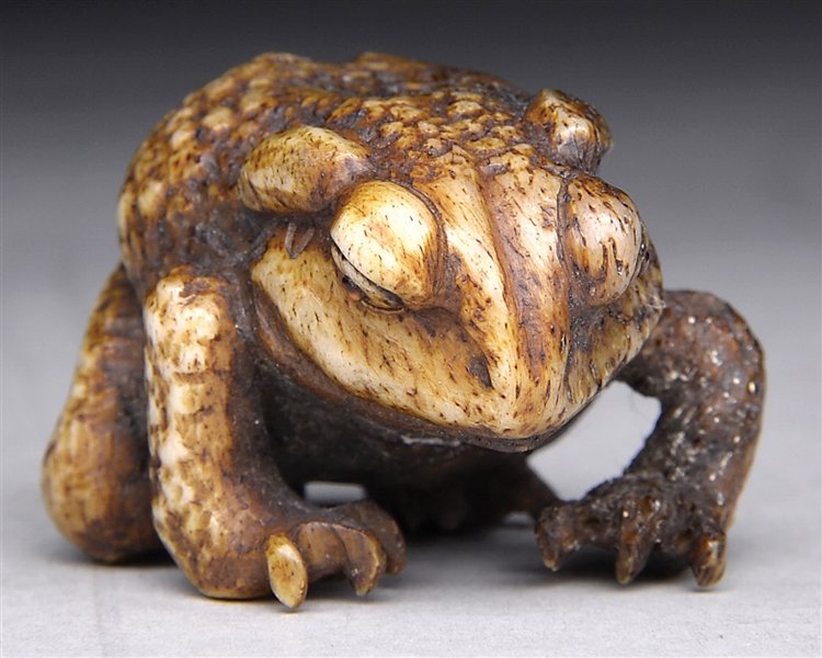 FROG NETSUKE                                                                                                                                                                                            