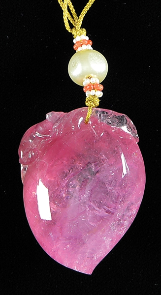 TOURMALINE TOGGLE IN PEACH FORM                                                                                                                                                                         