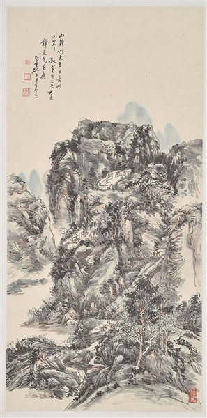 HANGING SCROLL MNR HUANG BINHONG                                                                                                                                                                        