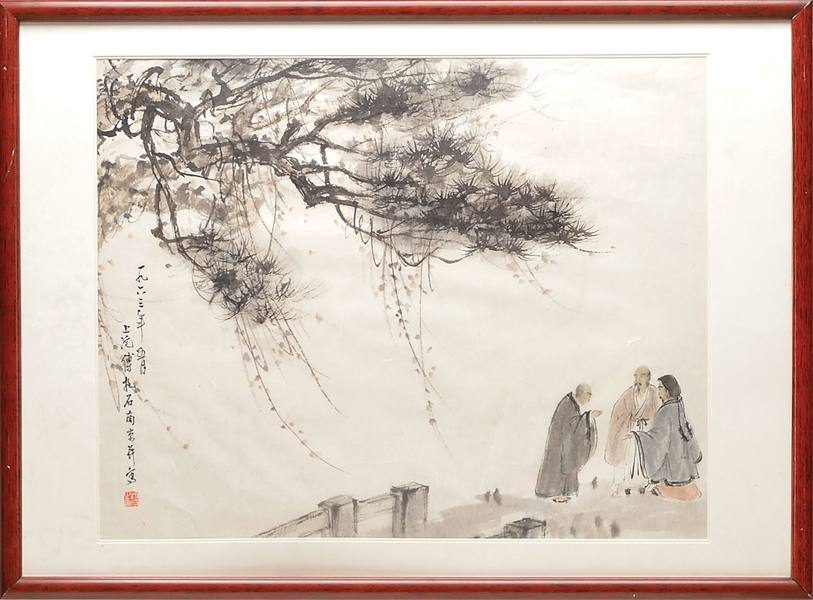 FRAMED PAINTING, CHINA                                                                                                                                                                                  