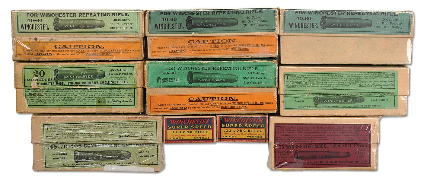 LOT OF WINCHESTER AMMO                                                                                                                                                                                  
