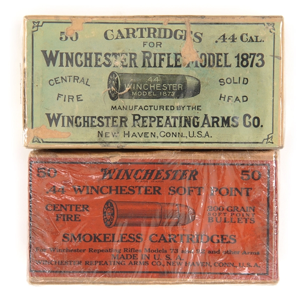 2 BOXES WINCHESTERS .44-40 AMMO                                                                                                                                                                         