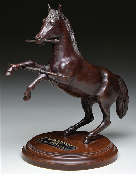 RAMPANT COLT BRONZE BY A.A. WHITE #22 OF 50                                                                                                                                                             