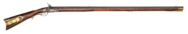 "J.M." MARKED PERCUSSION RIFLE                                                                                                                                                                          