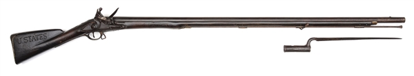 SURCHARGED BRITISH 1742 MUSKET                                                                                                                                                                          