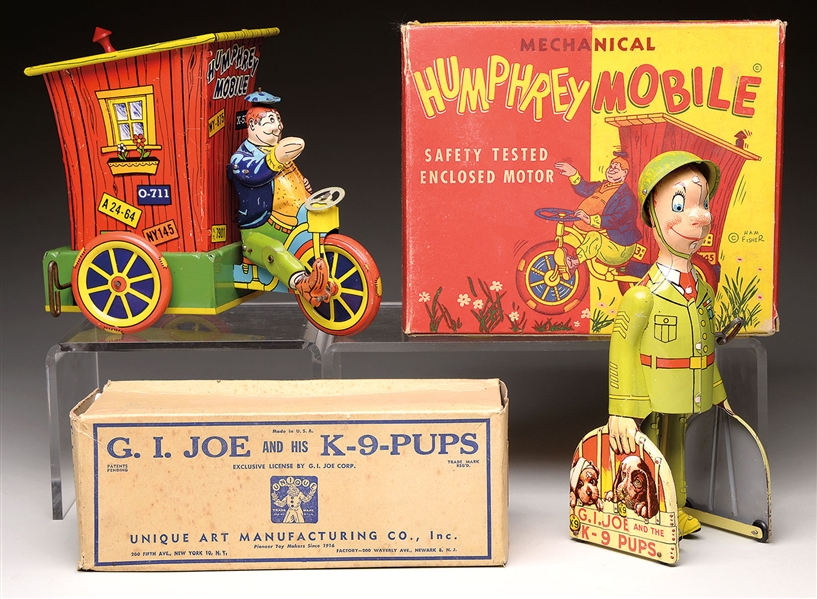 HUMPHREY MOBILE & GI JOE  IN ORG BOX                                                                                                                                                                    