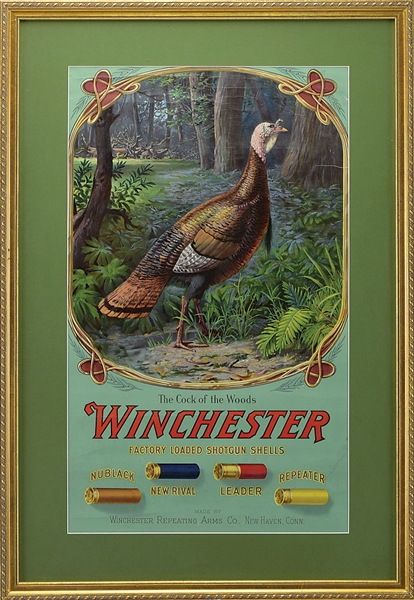 WINCHESTER COCK OF THE WOODS POSTER                                                                                                                                                                     