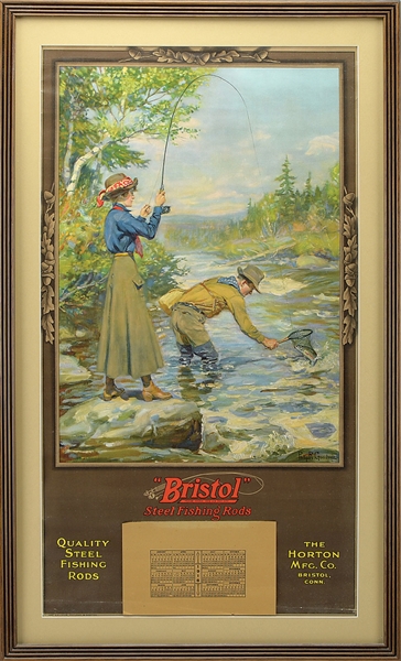 BRISTOL FISHING RODS 1916 CALENDAR                                                                                                                                                                      