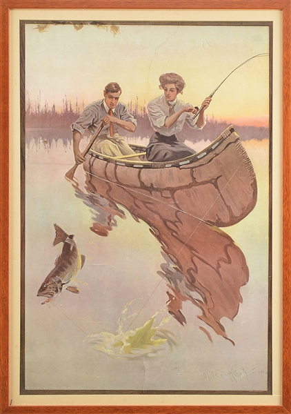 BRISTOL FISHING RODS 1909 POSTER                                                                                                                                                                        
