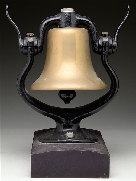 BRASS BELL ON STAND                                                                                                                                                                                     