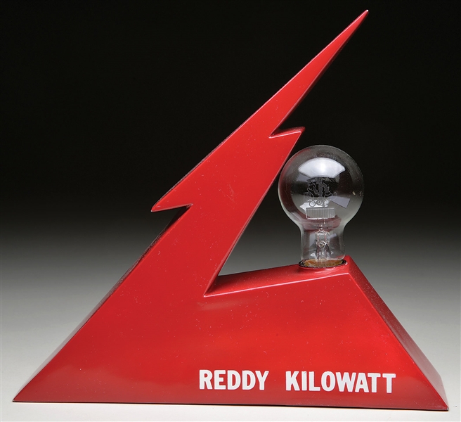 REDDY KILOWATT GLOW LAMP & MATCHING BASE                                                                                                                                                                
