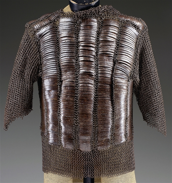 RUSSIAN LAMELLA AND MAIL BODY ARMOR FROM 17TH CENT                                                                                                                                                      