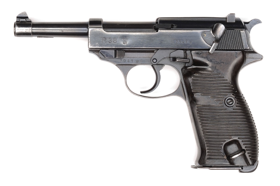 *WALTHER 9MM P38 PISTOL, SN 7941E                                                                                                                                                                       