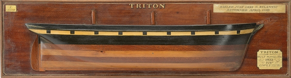 TRITON 1/2 HULL MODEL                                                                                                                                                                                   