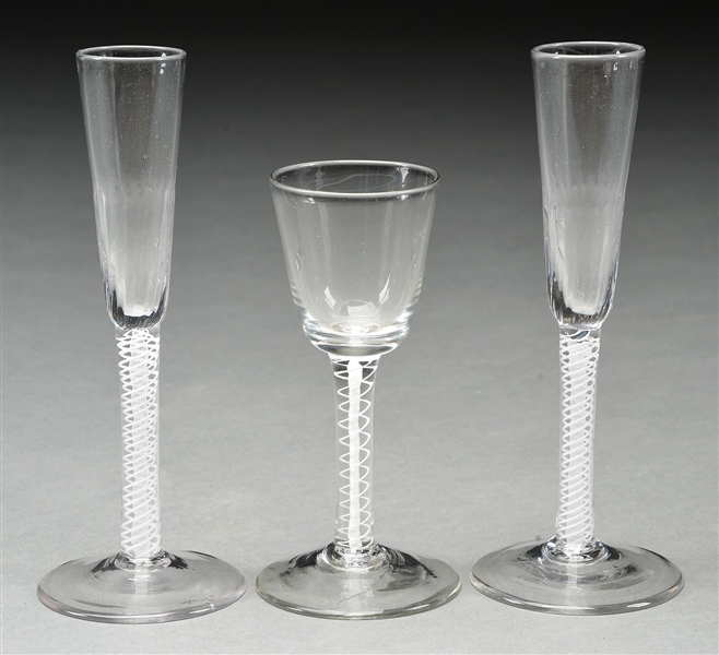 3 OPAQUE TWIST GLASSES                                                                                                                                                                                  