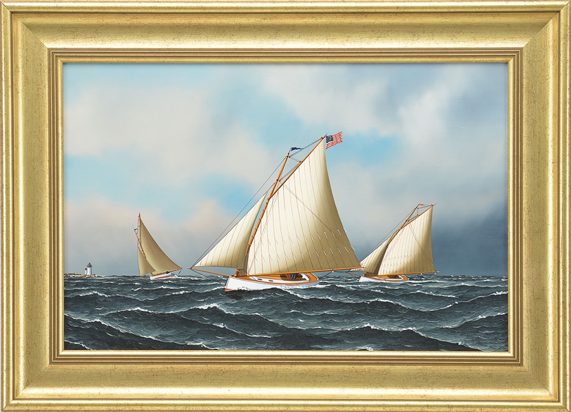 3 SAILBOATS BY JEROME HOWES                                                                                                                                                                             