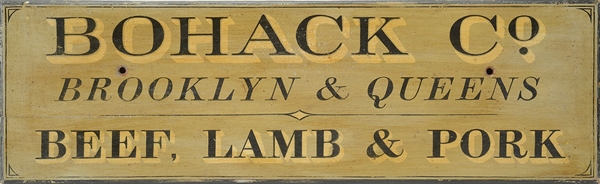 BOHACK CO ADVERTISING SIGN 1920-57                                                                                                                                                                      