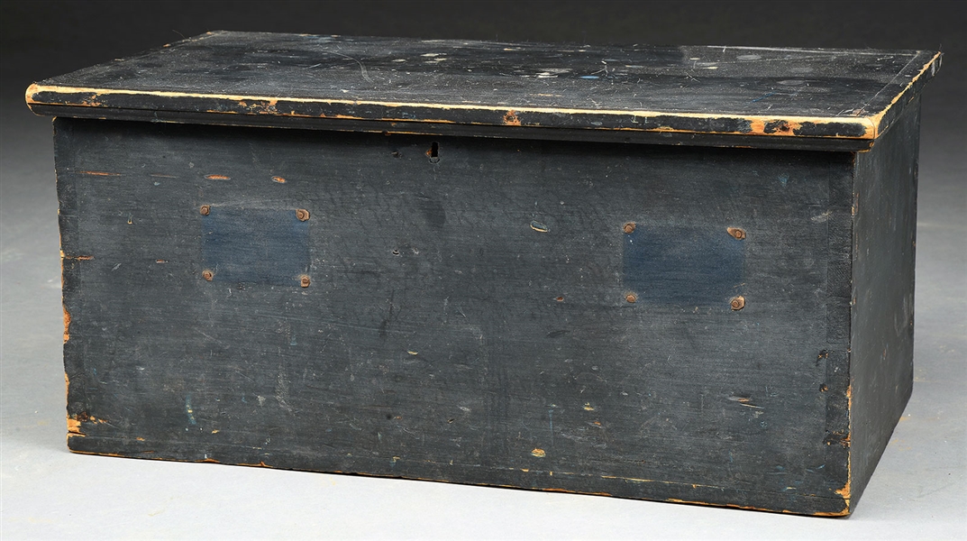 PAINTED DOCUMENT BOX                                                                                                                                                                                    