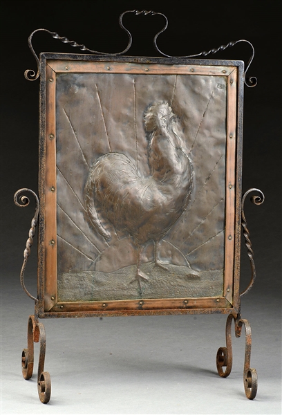 ROOSTER FIRE SCREEN                                                                                                                                                                                     