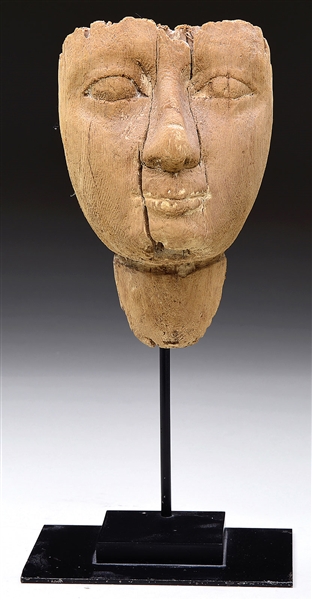 FUNERAL MASK, CARVED                                                                                                                                                                                    