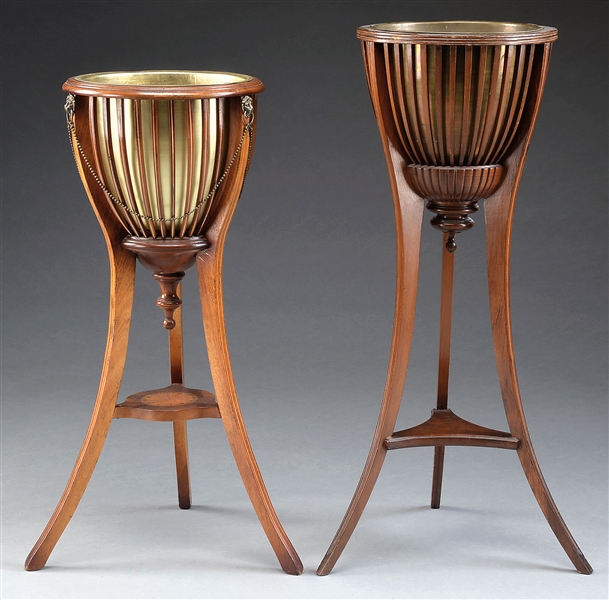 2 REGENCY STYLE PLANT STANDS                                                                                                                                                                            