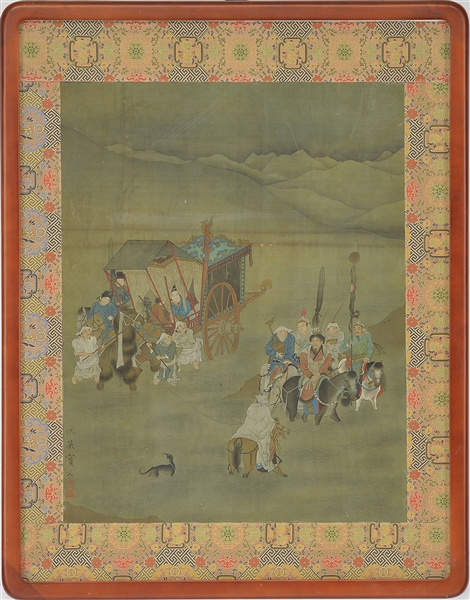 FRAMED PTG "RETURN OF WENJI" SGDQUI YING                                                                                                                                                                