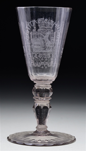 EARLY ENGRAVED CHALICE                                                                                                                                                                                  