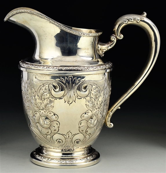 WHITING STERLING SILVER PITCHER                                                                                                                                                                         