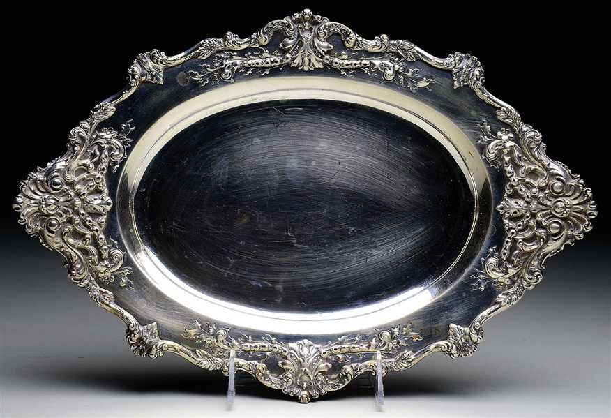STERLING SILVER TRAY                                                                                                                                                                                    