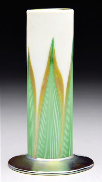 QUEZAL PULLED FEATHER BUD VASE                                                                                                                                                                          