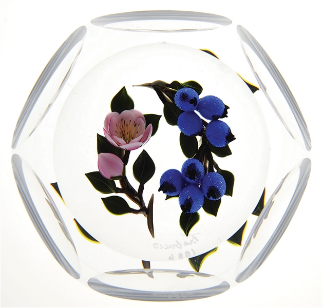 TRABUCCO BLUEBERRY PAPERWEIGHT                                                                                                                                                                          
