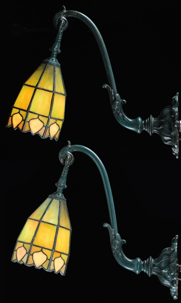 PR LEADED GLASS SCONCES ATTR TO DUFFNER & KIMBERLY                                                                                                                                                      