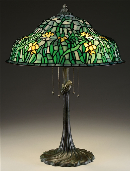 GORHAM DAFFODIL TABLE LAMP                                                                                                                                                                              