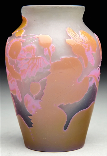 GALLE CAMEO CABINET VASE                                                                                                                                                                                