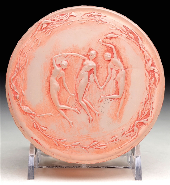 R. LALIQUE COVERED BOX                                                                                                                                                                                  