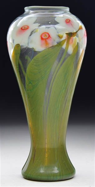 TIFFANY JONQUIL PAPERWEIGHT VASE                                                                                                                                                                        