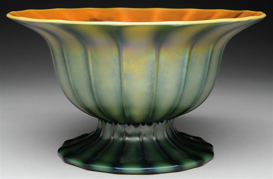 QUEZAL GREEN FOOTED BOWL                                                                                                                                                                                